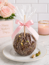 Load image into Gallery viewer, Pistachio Noir Caramel Apple
