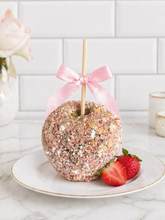Load image into Gallery viewer, Strawberry Shortcake Caramel Apple
