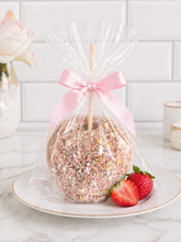 Load image into Gallery viewer, Strawberry Shortcake Caramel Apple
